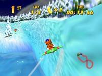 une photo d'Ã©cran de Diddy Kong Racing sur Nintendo 64